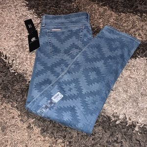 Rock & Republic Jeans Dream Catcher design NWT size 16 M inseam 28 1/2